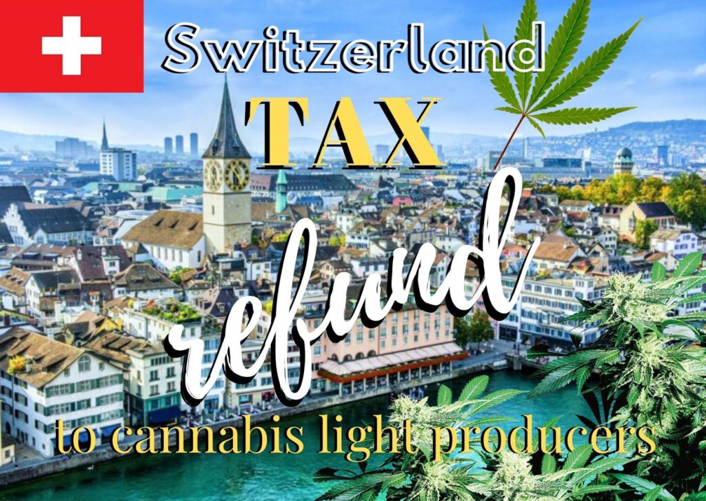 Switzerland TAX refund to hemp producers