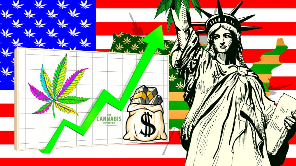 Election USA 2020 gains cannabis growth sales, Joe Biden, Trump, cannabis, legalization, marijuana, weed, pot