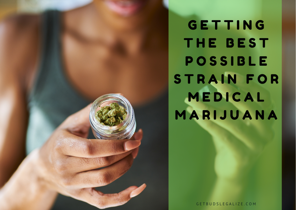 Getting the best possible strain for medical marijuana, cannabis, weed, pot, plant