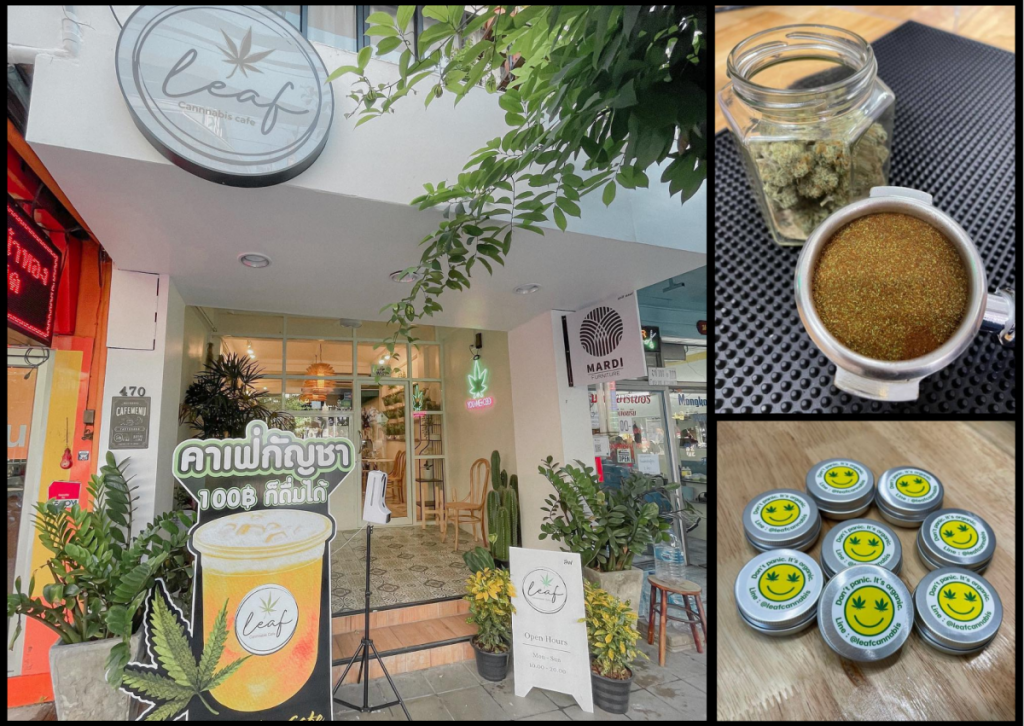 Leaf Cannabis Cafe, Bangkok Cannabis dispensary