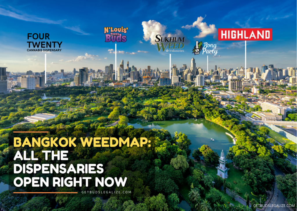 Weed Legalization Map: All The Bangkok Dispensaries Open Right Now