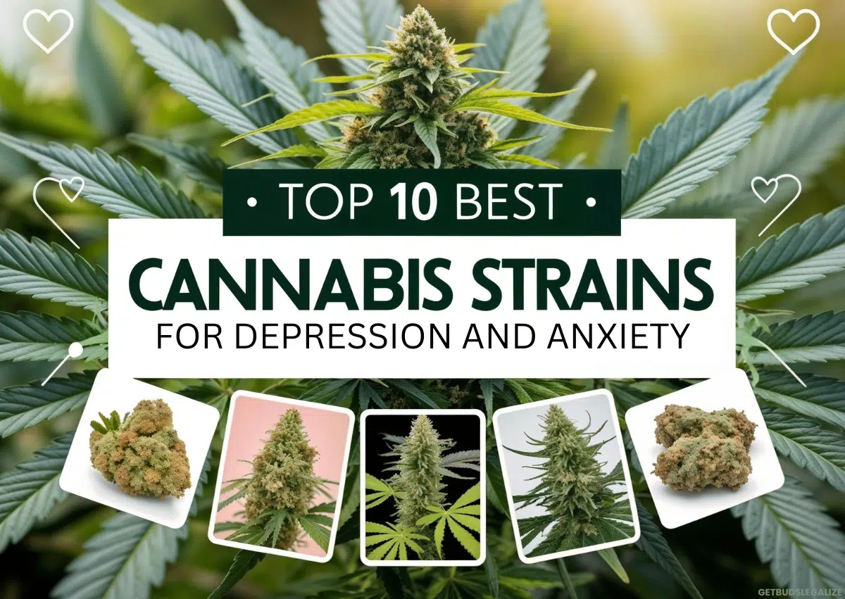 Top 10 Best Cannabis Strains for Depression and Anxiety Relief