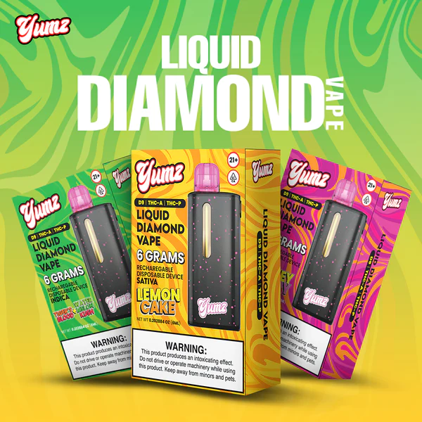 YUMZ - BUNDLE - THC DISPOSABLE VAPE ( 6 GRAMS ) ( D9 + THC-A + THC-P )