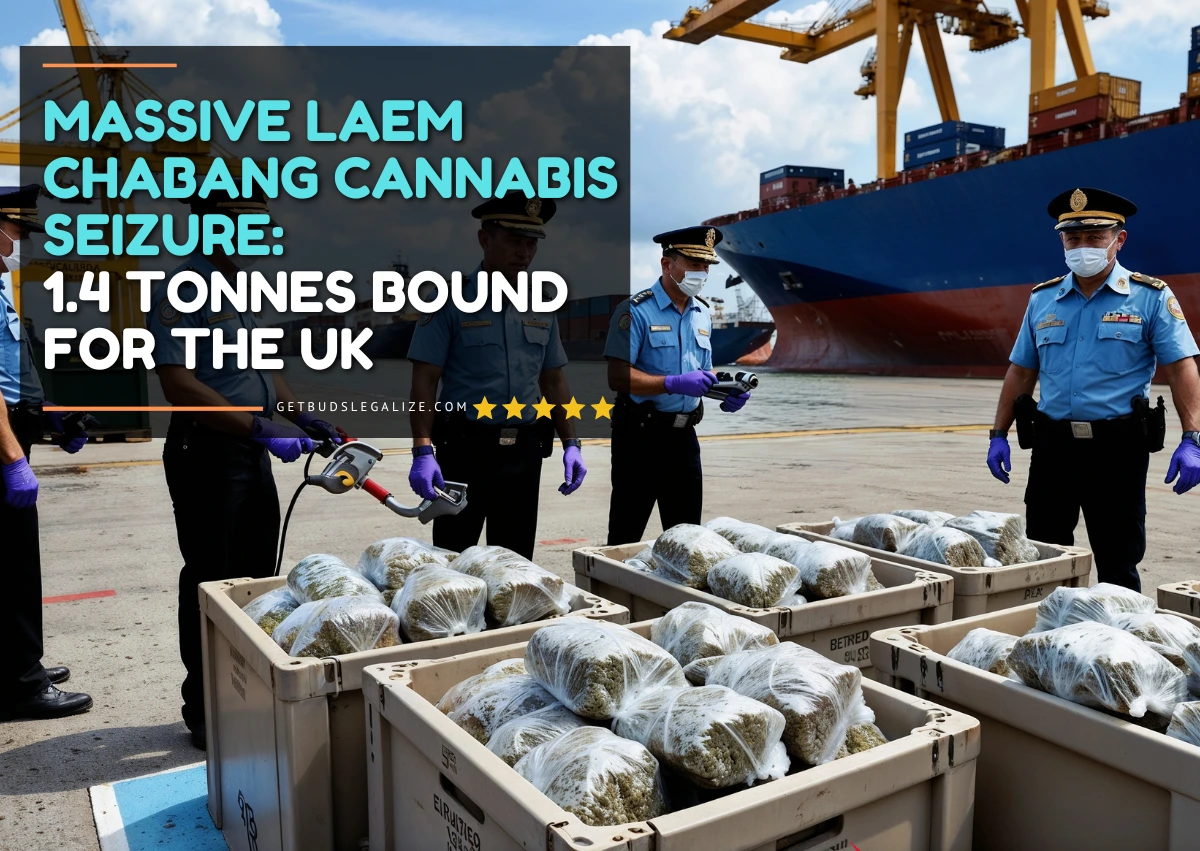 Massive Laem Chabang Cannabis Seizure: 1.4 Tonnes Bound for the UK