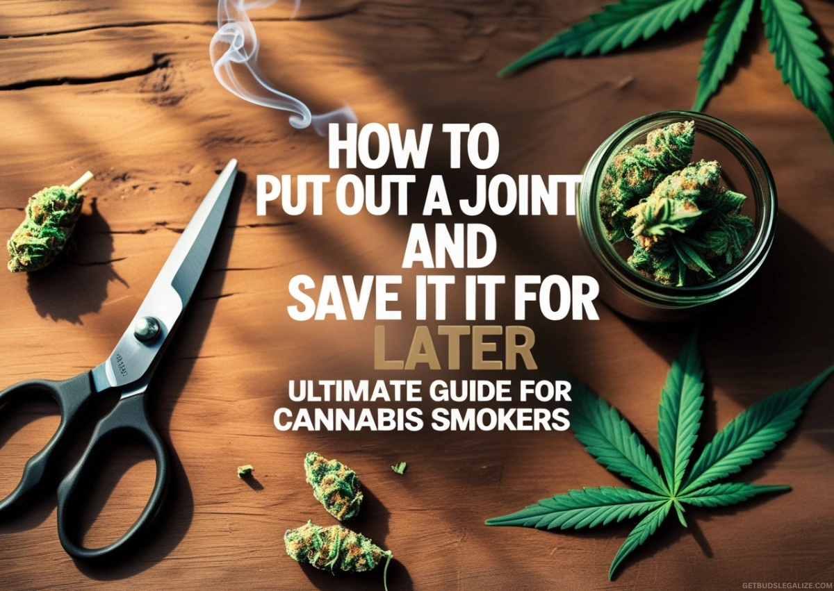 How To Put Out a Joint and Save It for Later (Without Ruining It)