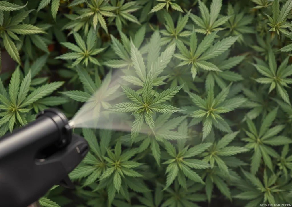 Lactic Acid Bacteria for Cannabis: The Soil Probiotic Your Grow Needs 14 Foliar spraying lactic acid bacteria on vegetative cannabis plants indoors.